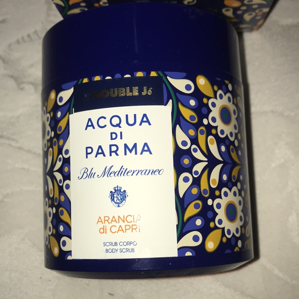 NWT sealed ACQUA DI PARMA BLU MEDITERRANEO Arancia di Capri - Body Scrub 200 ml